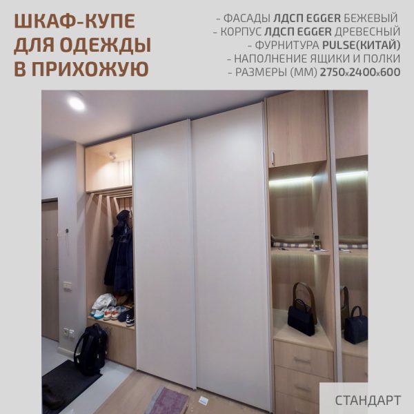 Шкаф-купе в прихожую